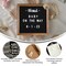 Flash Furniture 10x10 Torched Wood Frame Letter Board-Black Felt HGWA-FB10-TORCH-GG - alternate 9